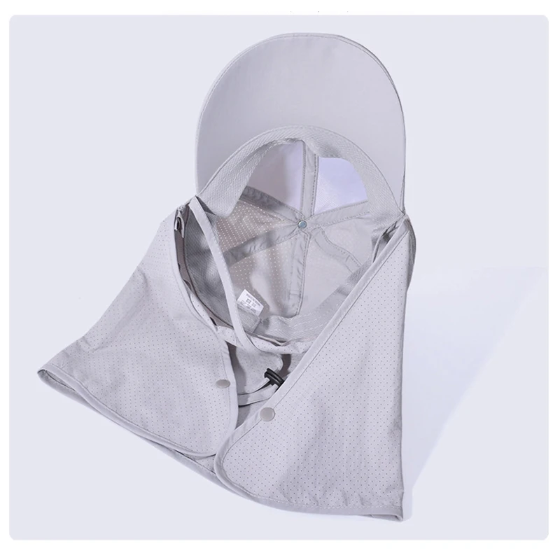 Multifunction Baseball Cap with Neck Flap Men's Summer Anti-UV Sun Hat Women Outdoor Foldable Quick Drying Hiking Fishing Hat 6