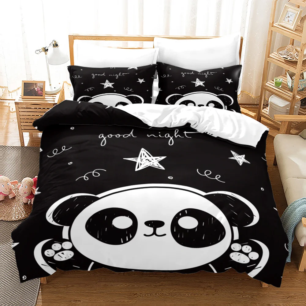 Duvet Cover Pillowcases Panda Bear Duvet Cover Cover Single Panda