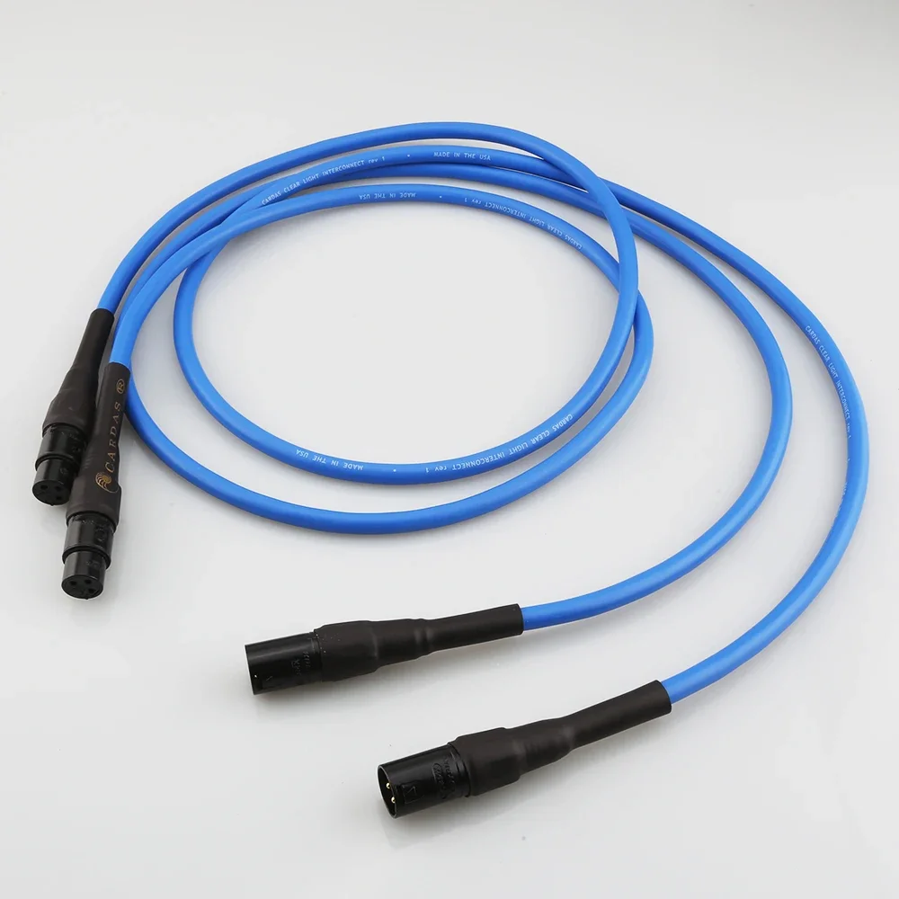 Cardas Clear Light Xlr Balanced Cable 3Pin Xlr Plug Amplificatore Cd Dvd Player Interconnect Audio Cable