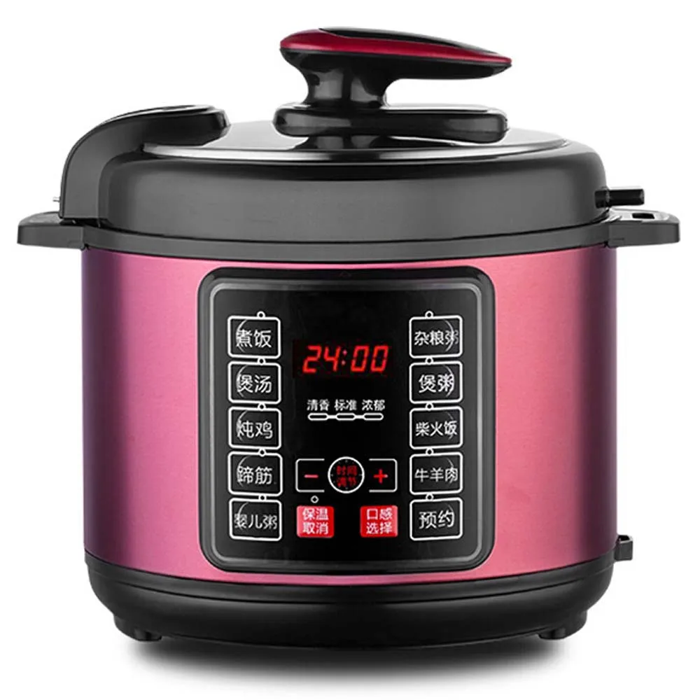 Electric pressure cooker multi-function household 5L large-capacity rice cooker intelligent reservation electric pressure