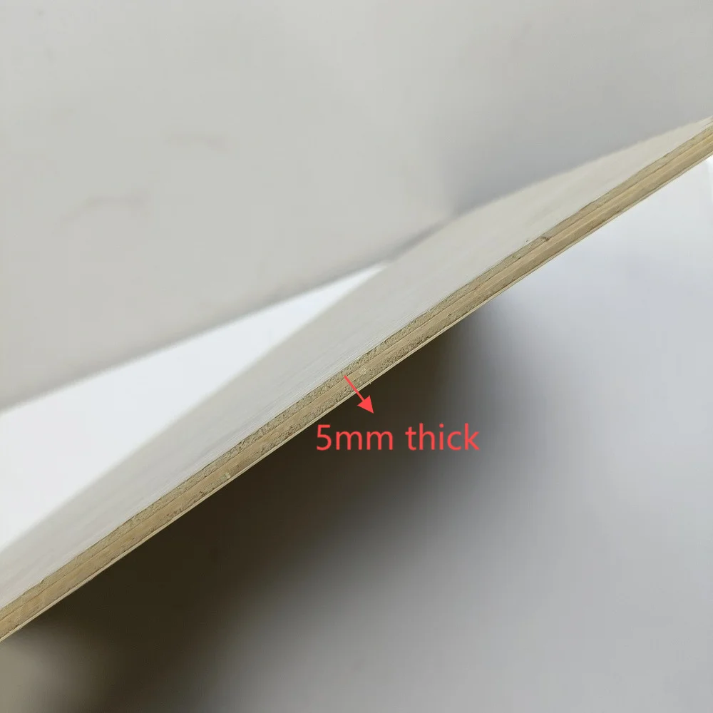 5mm 다층 단단한 나무 보드, 20cm×30cm, 고광택 페인트 가구 합판 목공 옷장 파티션 장식 보드