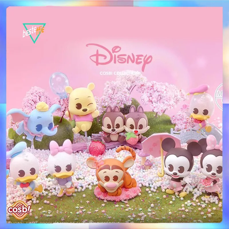Disney Mickey And Friends Anime Figure Cute Sakura Series Blind Box Lucky Box Mystery Box Kawaii Winnie Figures Girl Toys Gift
