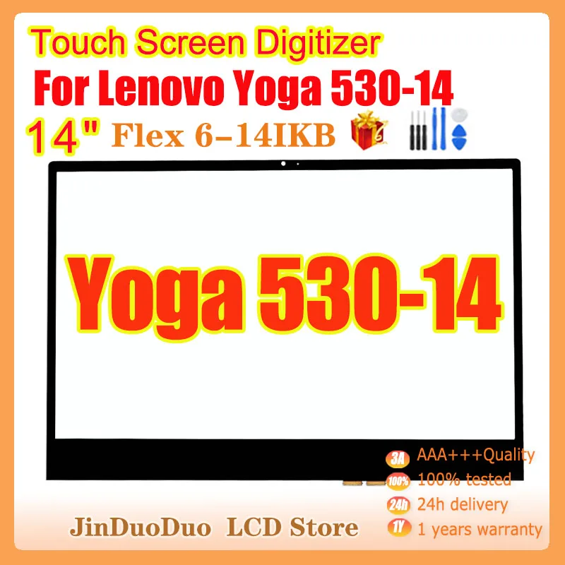 Schermo LCD Touch Screen 14 Pollici Full HD 1920x1080 IPS Per Lenovo Flex 6 14 (Modello N140HCA-EAC) – Assemblaggio Con Digitizer E Cornice - 2