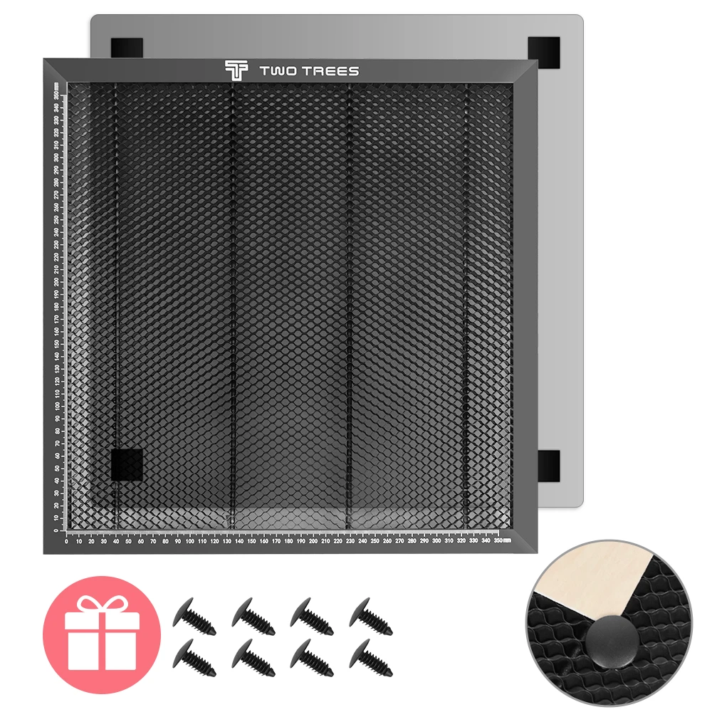 

Laser Enquipment Parts Honeycomb Working Table For CO2 Cutting Machine Laser Engraver 300x200/300x300/330x330/400x400x22mm