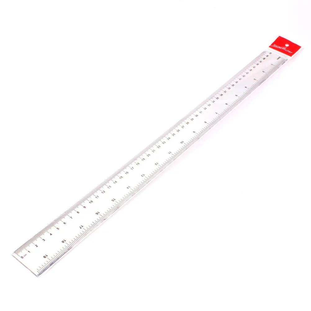 16Pcs 20Cm 프리미엄 플라스틱 자 일자형 측정 도구 학생 교사 학교 사무실 가정용 고정밀 투명 눈금