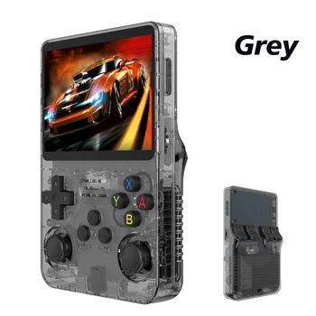 NEW Red 128GB Retro Handheld Video Game Console Linux System 3.5 Inch IPS Screen Portable Pocket 64GB Gaming Boys Gift 3