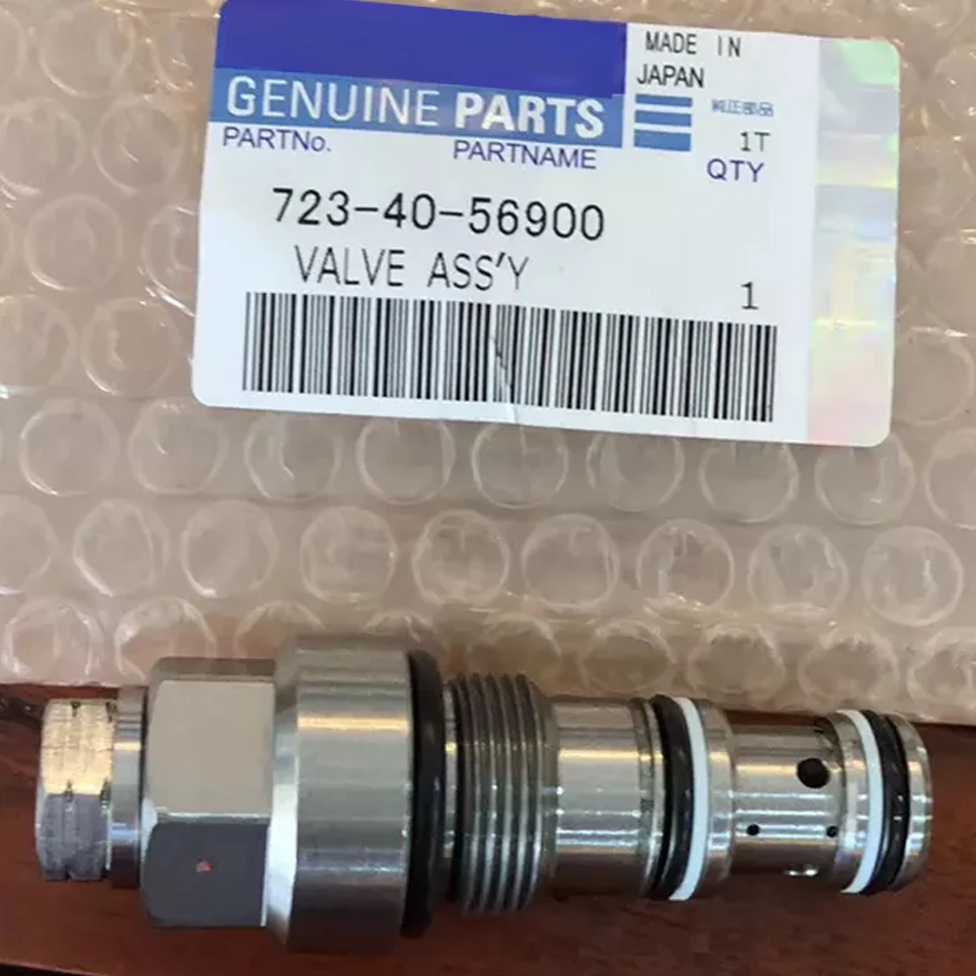 

Excavator PC200-6 Pressure Relief Valve PC200-7 Main Relief Valve 723-40-51102 for Komatsu
