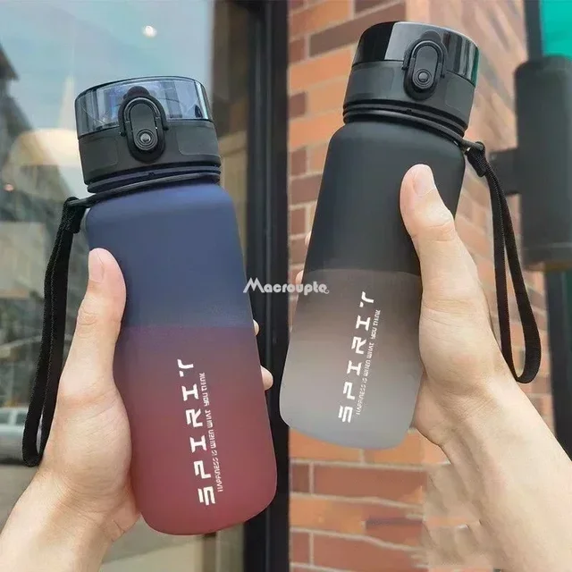 1 Liter Large Capacity Sports Water Bottle Leak Proof Colorful Plastic Cup Drinking Outdoor Travel Portable Gym Fitness Jugs 6