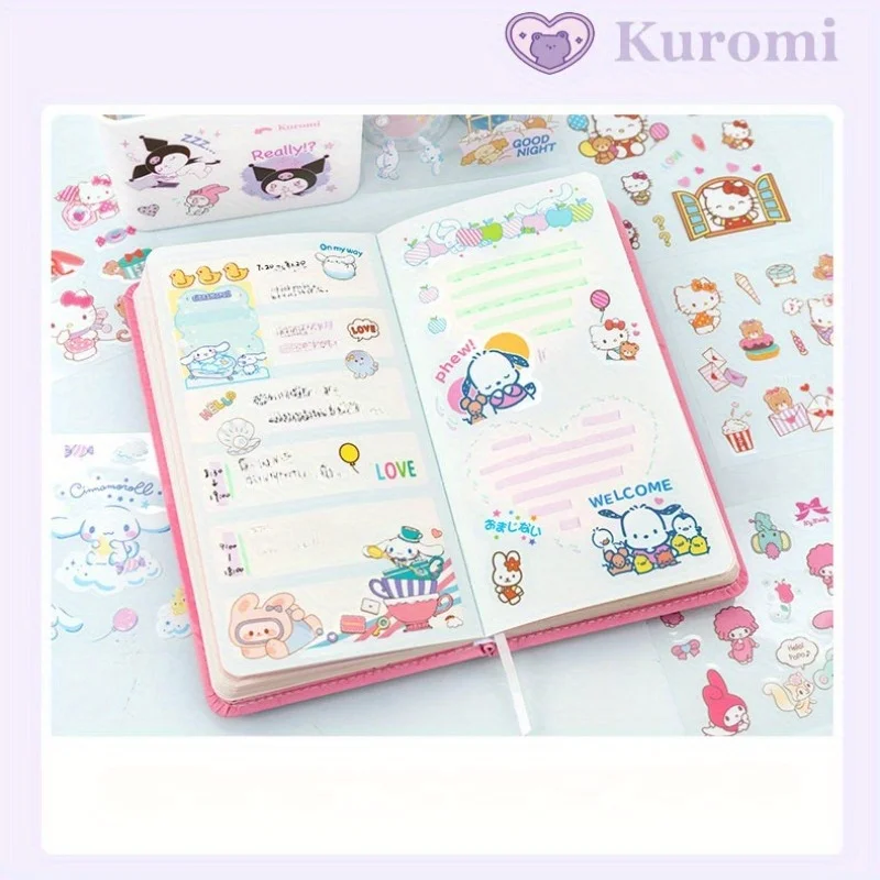 산리오 |   스티커 컬렉션] 산리오 100개 스티커 컬렉션 - 헬로키티, 시나모롤, 쿠로미 |   생일에 딱 좋아요