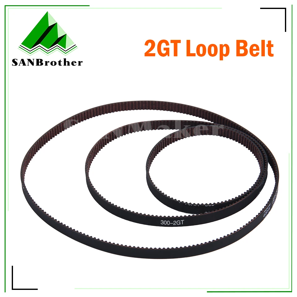 3D Printer GT2 Width 6mm Closed Loop Timing Belt Rubber 200mm 280mm 300mm 400mm Timing Belt Loop Gear Synchronous Belt gt2 closed loop timing belt rubber 2gt 6mm 1240 1250 1310 1324 1340 1350 1360 1440 1512 1524 1540mmsynchronous 3d printer parts