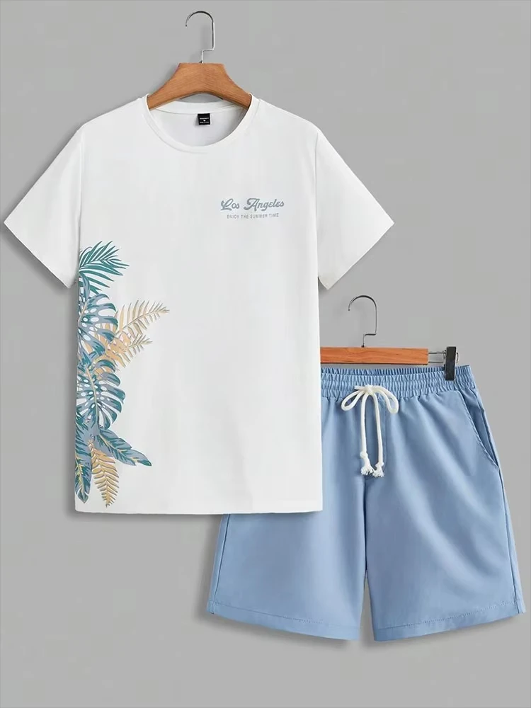 Short-sleeved T-shirt Summer Men Leisure Set Teenagers main image 0