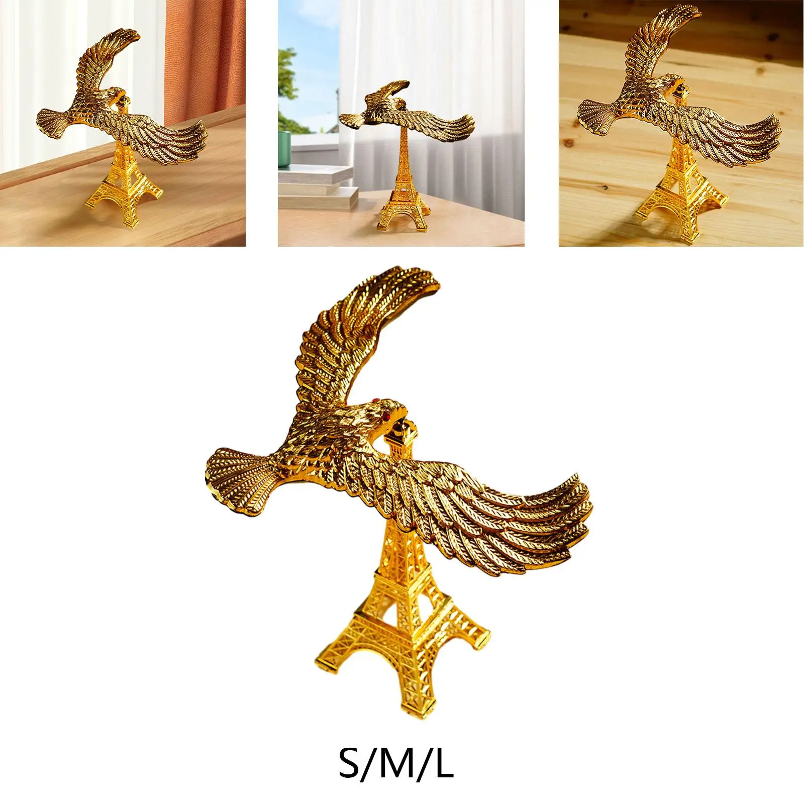 Balancing Bird Eagle Gold Desk Toy for Office Kindergarten Kids