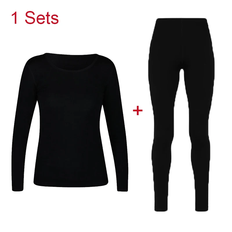 Merino Wool Base Layer Sets Womens 180G Lightweight Merino Wool Thermal Underwear Set Long John Shirt Bottom Pants for Ski