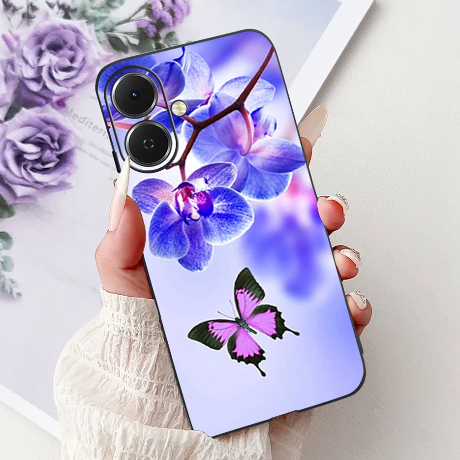 Stylish Painted Soft Silicone Phone Case - Vibrant Design Back Cover