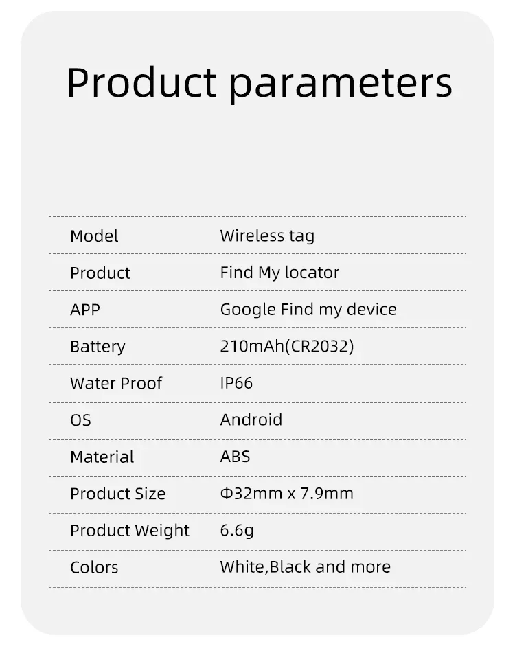 Tragbare Mehrzweck-Airtag-Abdeckung, wasserdicht, ultraleicht, Silikon, Fahrrad-Airtag-Hülle, Find My GPS-Tracker für iOS/Android – Detail 9