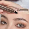 5 Colors Microblading Eyebrow Pen Waterproof Liquid Eyebrow Pencil Long Lasting Eyebrow Pen 4 Points Eye Brow Pen Cosmetics 3