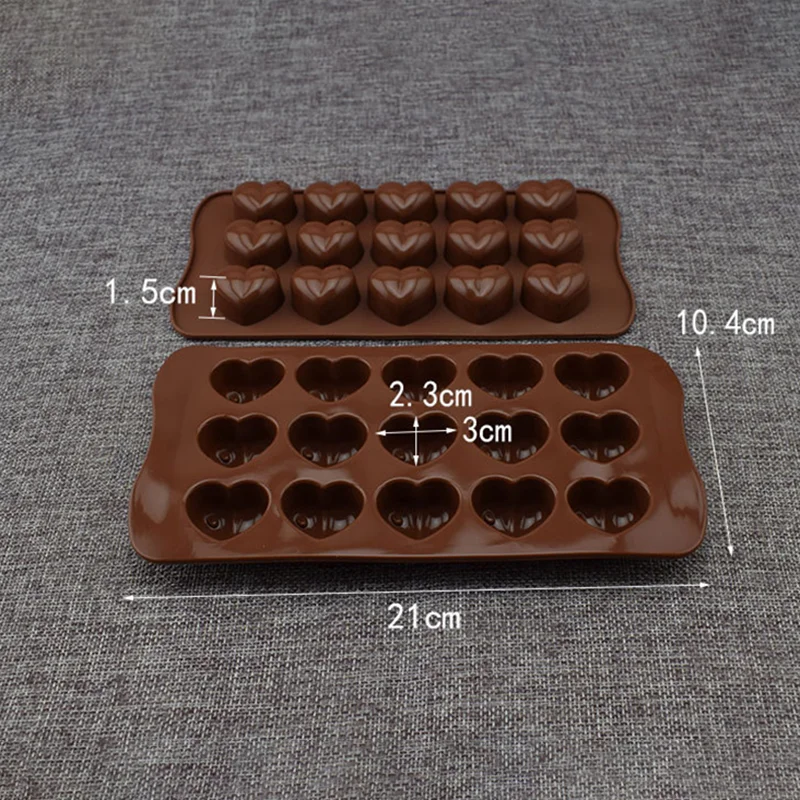 Silicone Ice Cube Trays, Reusable Chocolate Molds Candy Molds, Silicone  Baking Mold for Cake Decoration Soap Crayons