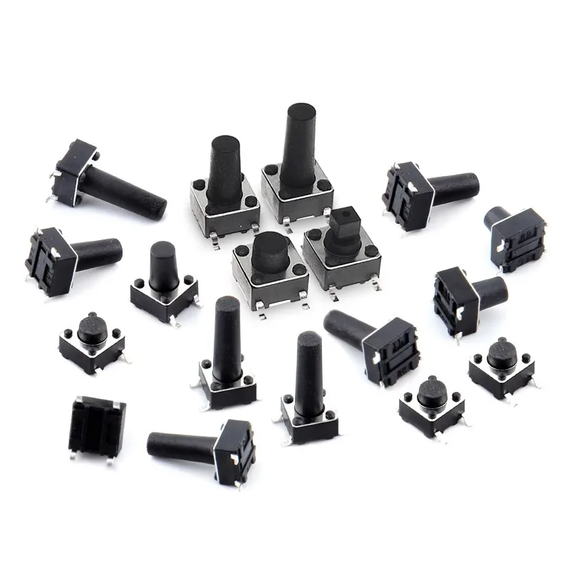 50/1Kpcs SMD DIP Switch 6*6*4.3mm 4.5/5/6/7/8/9/10/11/12/13/14/15/17 6X6 4Pin Tactile Tact Push Button Micro Switch Key switch
