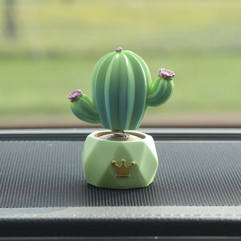 

Car Decoration Car Interior Cactus Plant Car Supplies Decoration Center Console Decoration Small Fresh Car Buying Gift