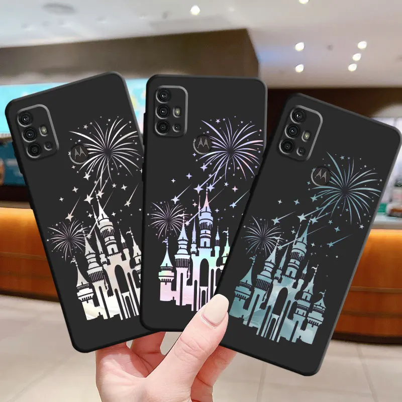 Custodia Per Motorola Moto Edge 30 Neo One Fusion Plus Edge 40 Pro G200 5G Edge 20 Pro G9 Plus Disney Fireworks Castle Cover