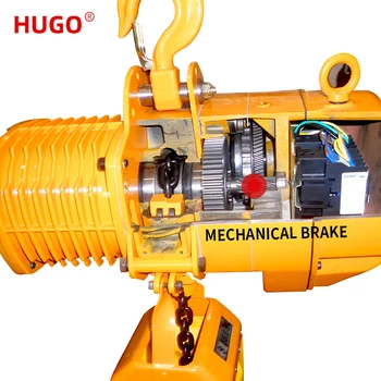 Electric Chain Block Hoist With Electric Trolley With Hook 2