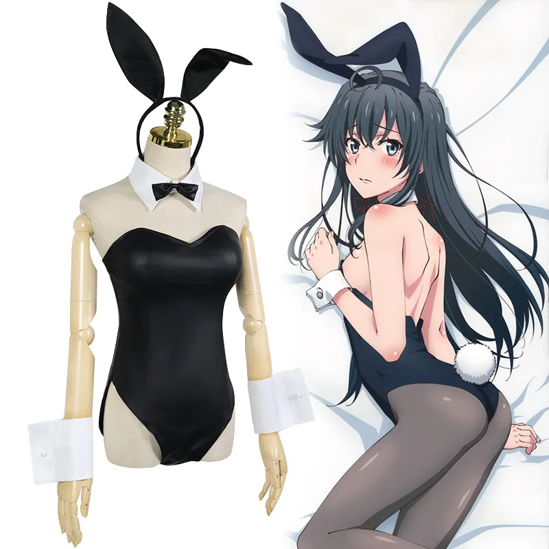 Sexy Bunny Outfit With Accessories Women's Bunny Costume Bodysuit   One-Piece With Tail, Headband & Stockings For Halloween & Cosplay Bunny  Costume Women