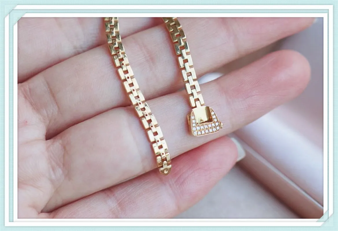 18K gold rose gold diamond bracelet Watch bracelet Fashion design Valentine's Day gift factory spot wholesale free shipping