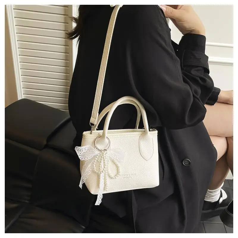 Simple Square Shoulder Bags For Women Solid Color Versatile Ladies Crossbody Bag - 2