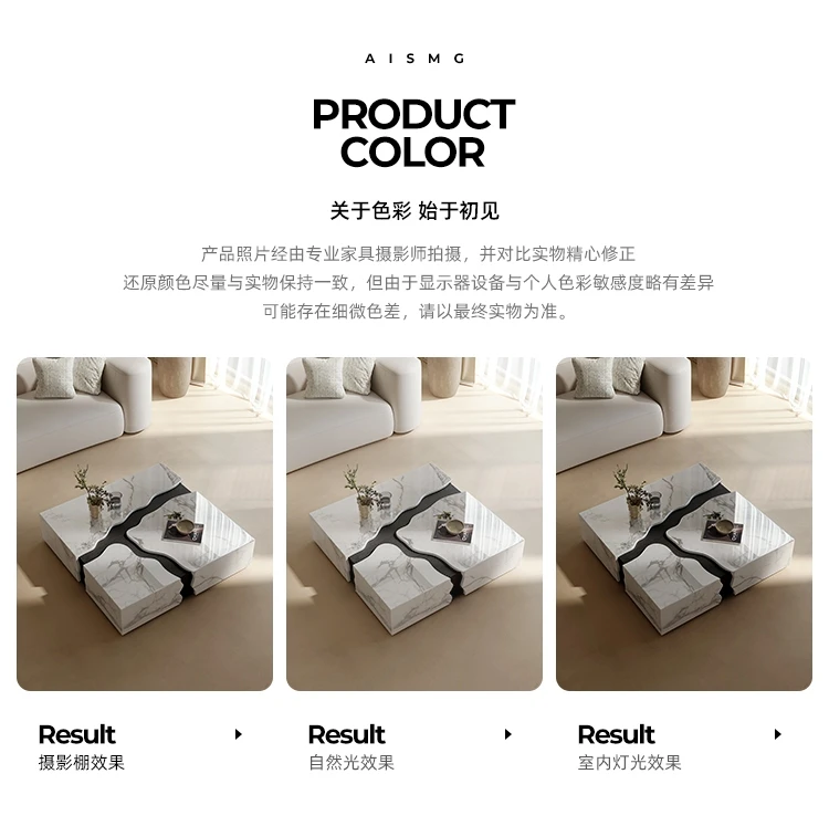 Minimalist Italian Coffee Table Light Luxury Fashion Aesthetic Books Decoration Side Table Accessories Mesas Bajas Furniture