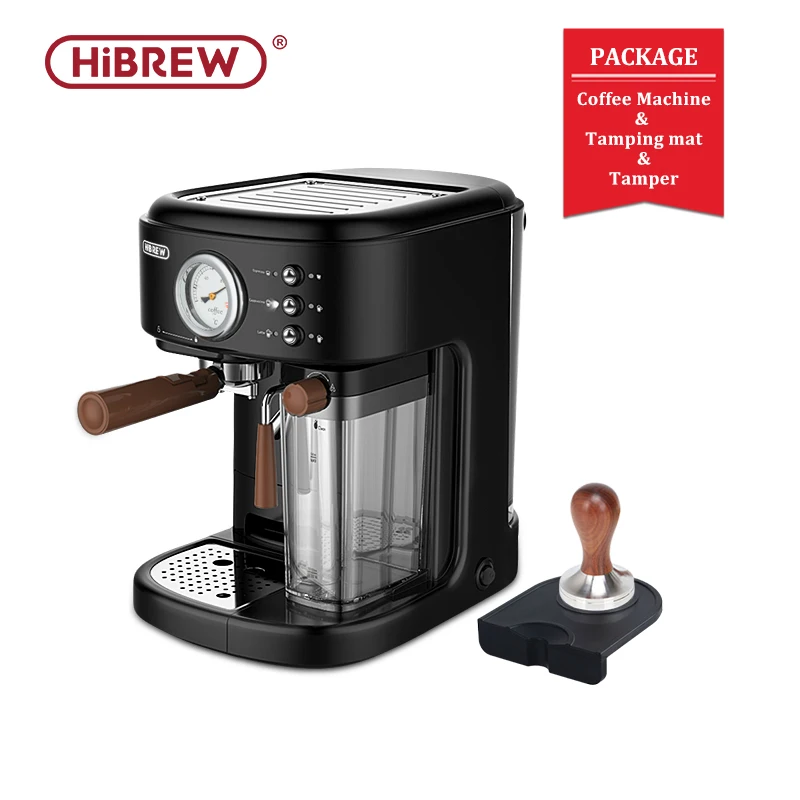 HIBREW Cafetera eléctrica portátil 3 en 1 multifunción para vehículo,  compatible con Nes* Original Pod, DG* Pod, café molido (modelo premium)