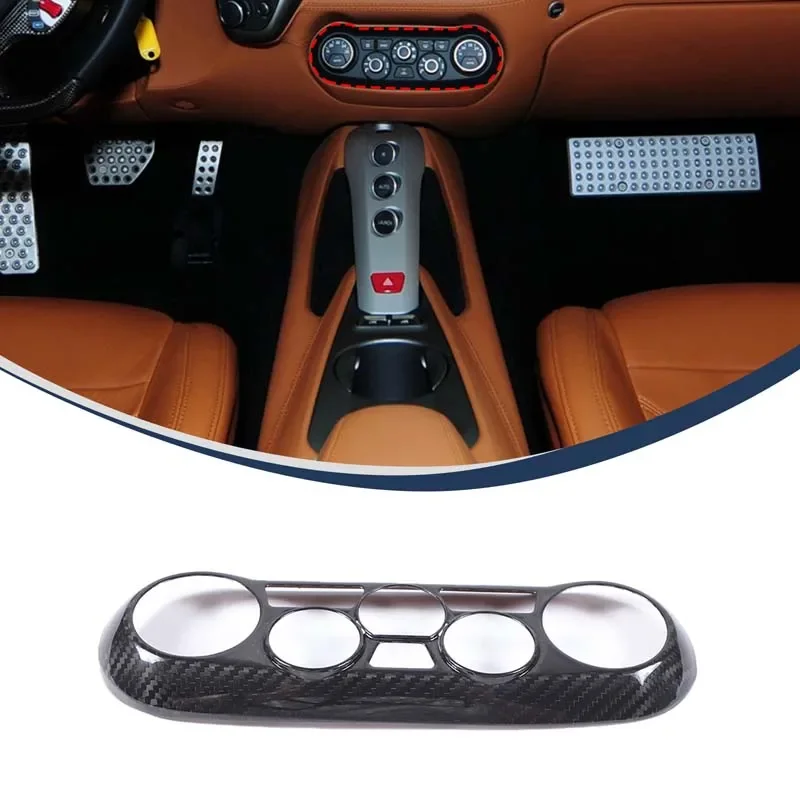 

Панель переключателя кондиционирования воздуха для Ferrari F12 Berlinetta, 2013 натуральное углеродное волокно, аксессуары для интерьера автомобиля