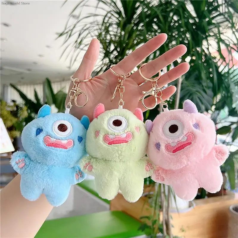 

Big Eyes Monster Plush Doll Girl Cartoon Dinosaur Stuffed Toy Kawaii Plush Doll Pendent Keychain Gift Decor Bag Accessories