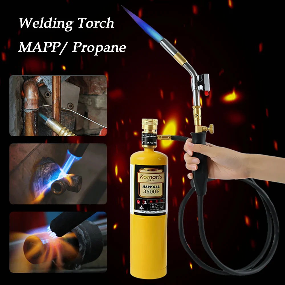 3600FPropaneGasTorchMappWeldingTorchWithSelfIgnitionSwitch