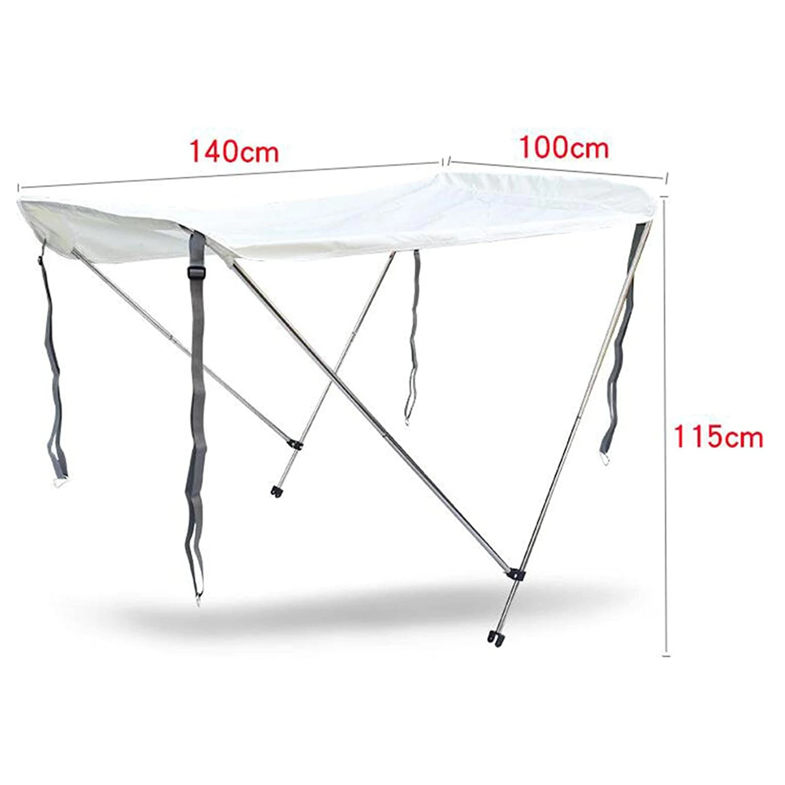 Fishing Boat Sun-Shade Cover Waterproof Kayak Awning Sunshade