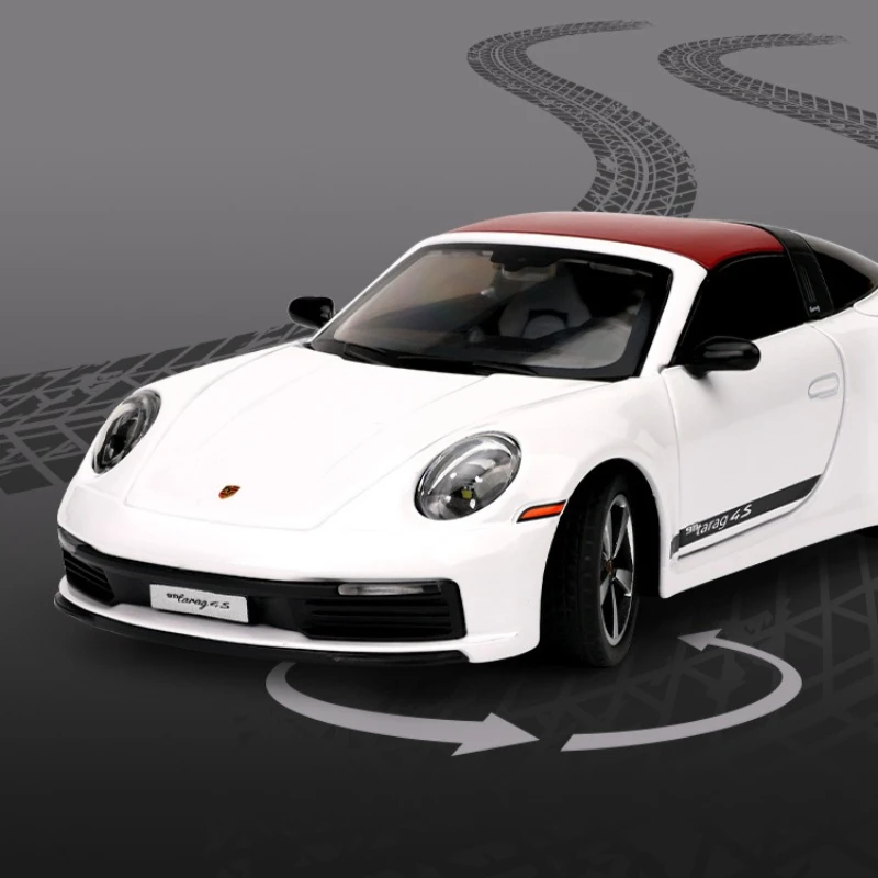 1:32 911 Targa 4S 스포츠카 합금 자동차 모델 시뮬레이션 어린이 장난감 컬렉션 장식품 소년 선물용