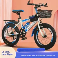 Vélo de montagne/route pour enfants et adultes de 18 à 24 pouces, vélo de déplacement en plein air à vitesse simple/variable pour tous âges 4