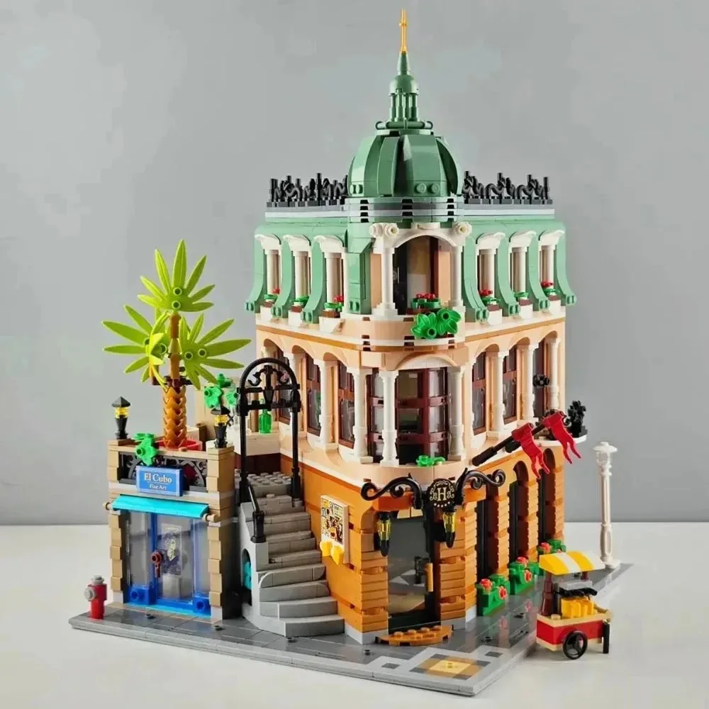 Building Block Toys Building Toy Set In Stock Creative Expert 10297 Boutique Hotel Model Modular Houses Building Blocks Bricks Toys for Children Adults Gifts