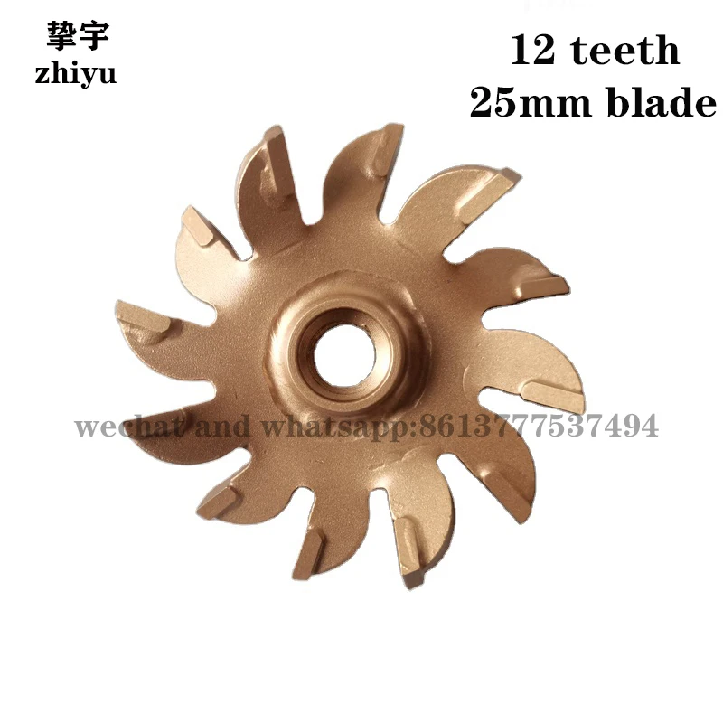 12 teeth 9teech electric concrete brick wall chaser machine groove saw cutting machine notching machine 20mm 25mm 35mm blade 4