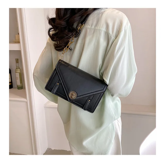 PU Leather Shoulder Crossbody Square Bags For Women
