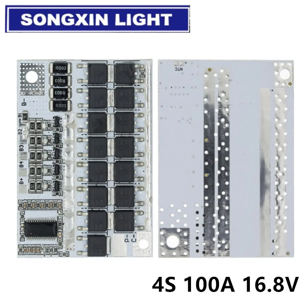 Battery Protection Module 3s/4s/5s 12v 16.8v 21v 100a Li-ion Lmo Ternary Lithium