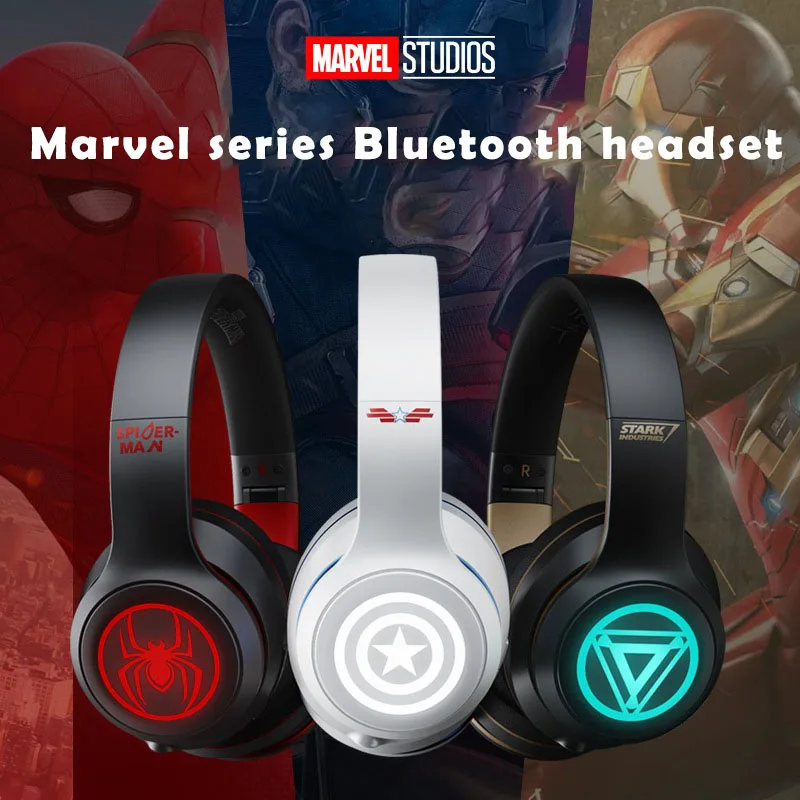 Disney Marvel Original Blutooth Earphone Gaming Headphones For Pc Hifi