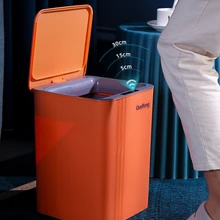 12/30l sensor inteligente lata de lixo eletrônico automático casa banho cozinha sensor dustbin à prova dwaterproof água lixo inteligente bin