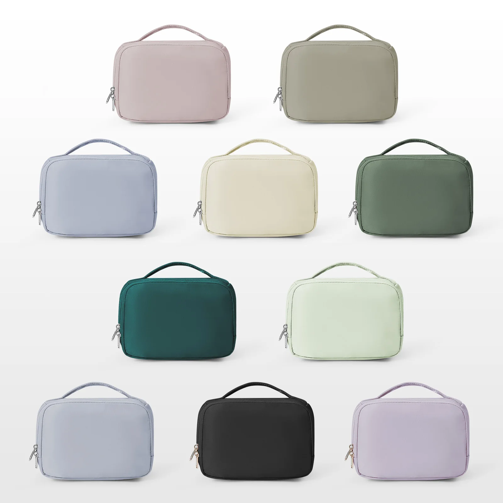 Makeup Female Toiletry Kit Bag Storage Case Storage Pouch Luxury Lady Box, Portable Storage Bag, Organizer Bag for Travel Zip