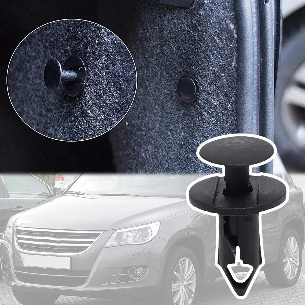 

Engine Undertray Bumper Wing Splashguard Shields Fixing Carpet Clip Push For VW Tiguan 5N 2008 2009 2010 2011 2012 2013 - 2018
