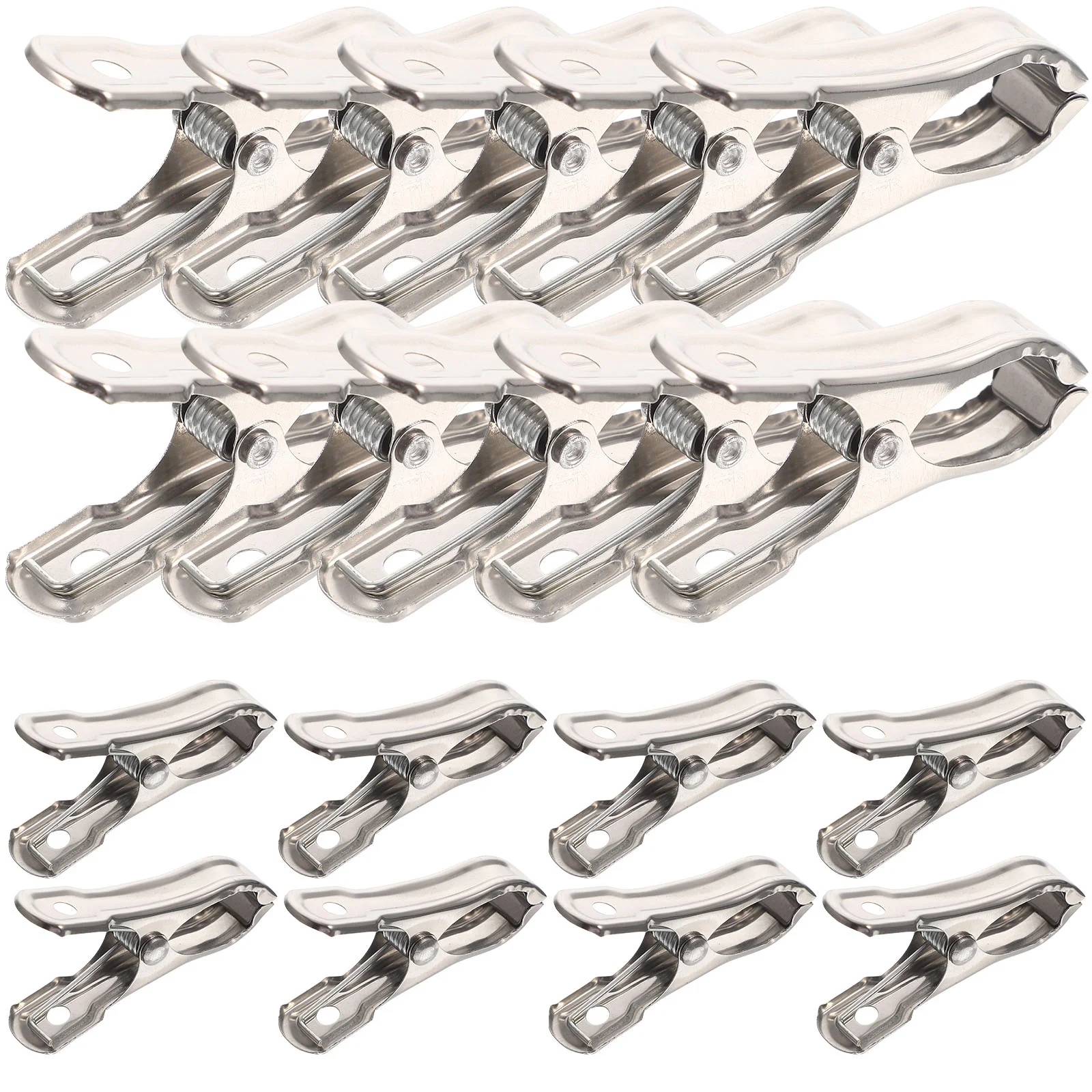 

40 Pcs Stainless Steel Greenhouse Clips Shade Cloth Metal Clamps Heavy Duty Pipe
