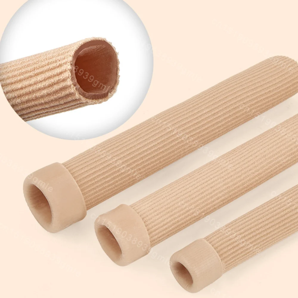 Silicone Tube Toe Separator Bunion Corrector Adjustable Gel Protector Hallux Valgus Corns Blisters Pain Relief Foot Pedicure ﻿