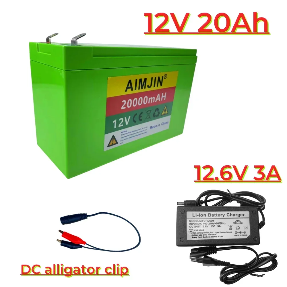 

Brand New Sprayer 12V 20Ah 3S6P Volt Built-in High Current 20A BMS 18650 Lithium Battery Pack For Electric Vehicle Battery