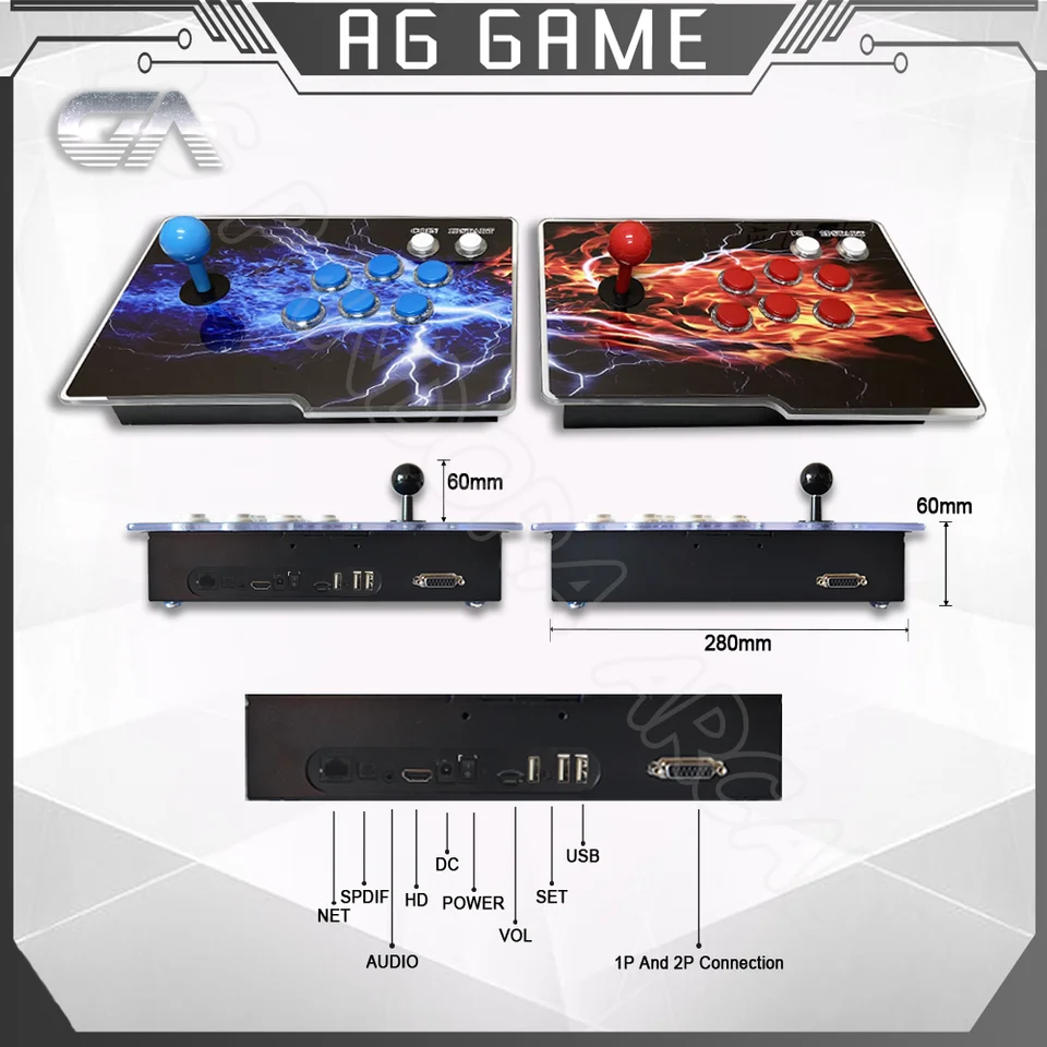 Pandora Saga EX Box Arcade WIFI 3D18S Pro 10888 Save