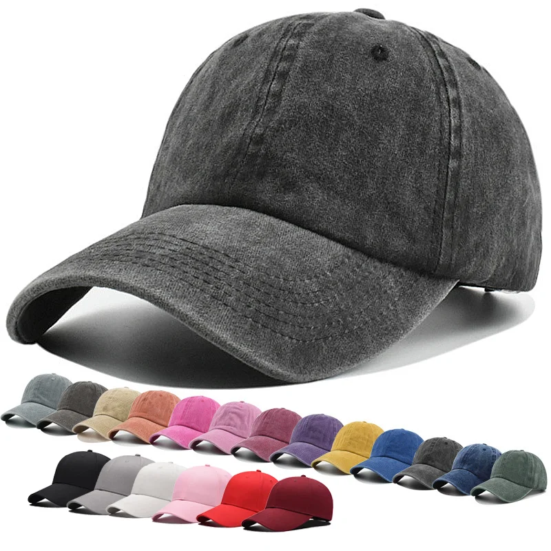 2023 New Spring Summer Denim Baseball Caps Retro Trend Men And Women