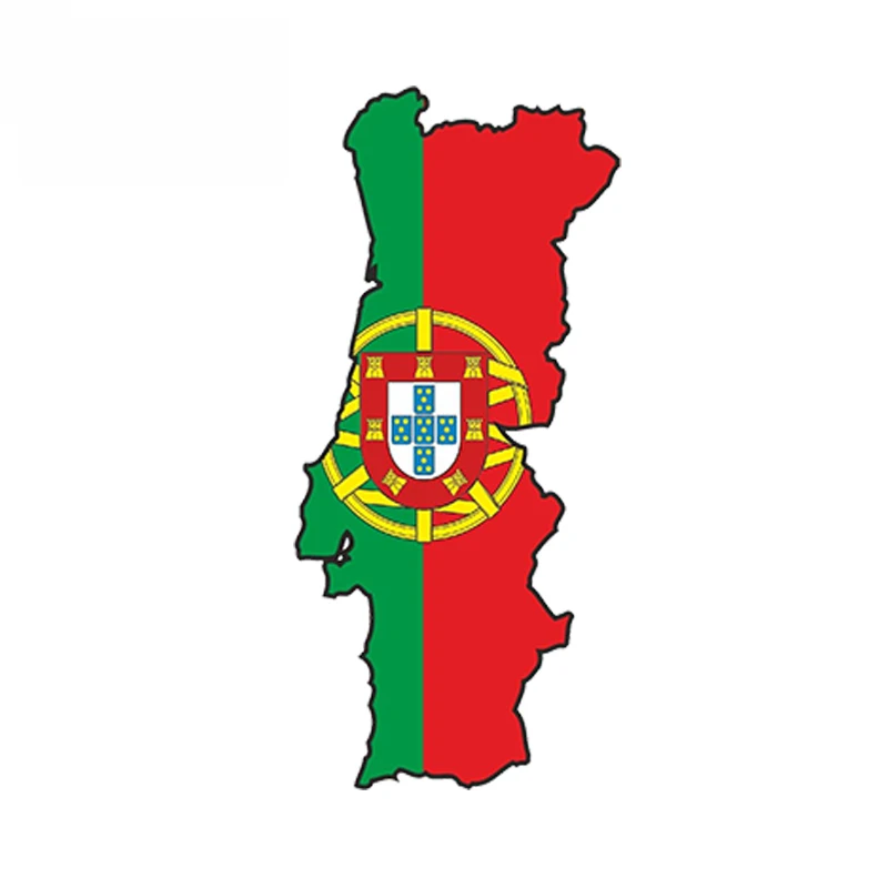 

Самоклеящаяся наклейка N823 # для Португалии, португальского автомобиля, наклейка, водонепроницаемые автомобильные декорации на бампер, заднее стекло, ноутбук